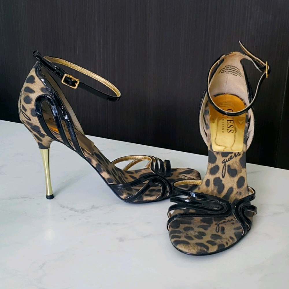 Guess leopard stilletos